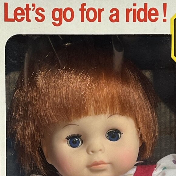 Vintage 1987 Eugene Doll Ginger Blue Sleppy Eyes Little Dolly On Board 11" - Picture 3 of 16